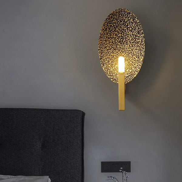 Modern Scandinavian Orkney Wall Light in sleek yellow finish, premium copper wall-mounted fixture for contemporary kitchens and living areas