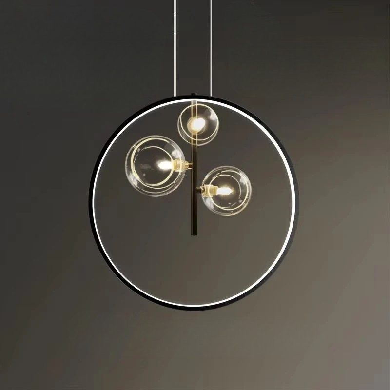 Nexus modern bubble chandelier with G9 LED bulbs and remote-controlled dimmable lighting – contemporary statement ceiling light for dining rooms, staircases, bedrooms, and living spaces.